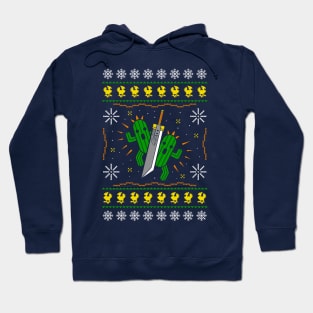 Fantasy Cactuar Ugly Christmas Sweater Hoodie